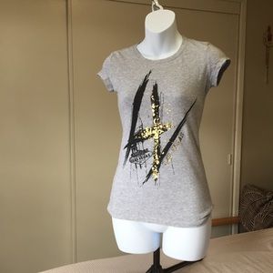 Las Vegas S Gray Short Sleeve T-Shirt